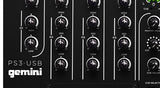Gemini PS3-USB Professional 10 3-Channel Stereo DJ Mixer" - Audiofeen