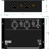 Rane BB22 Balance Buddy Signal Processor - Audiofeen