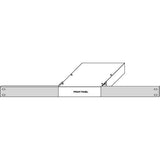 Furman HRKIT-1B Half Rackmount Kit for Powerport - Audiofeen
