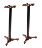 Ultimate Support MS-90-45R Studio Monitor Stands, Pair, Red - Audiofeen